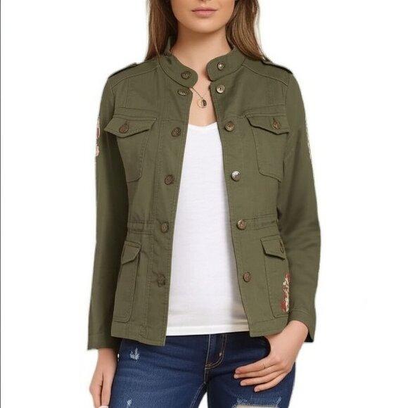 Westport 1962 Womens Embroidered Utility Jacket, size large - Picture 1 of 11
